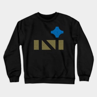 North Star Letter N Two Color Crewneck Sweatshirt